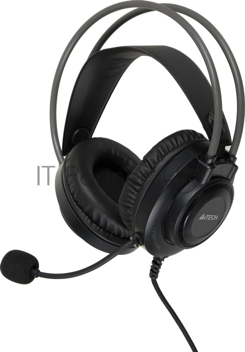 Гарнитура A4Tech Fstyler FH200U серый, проводная