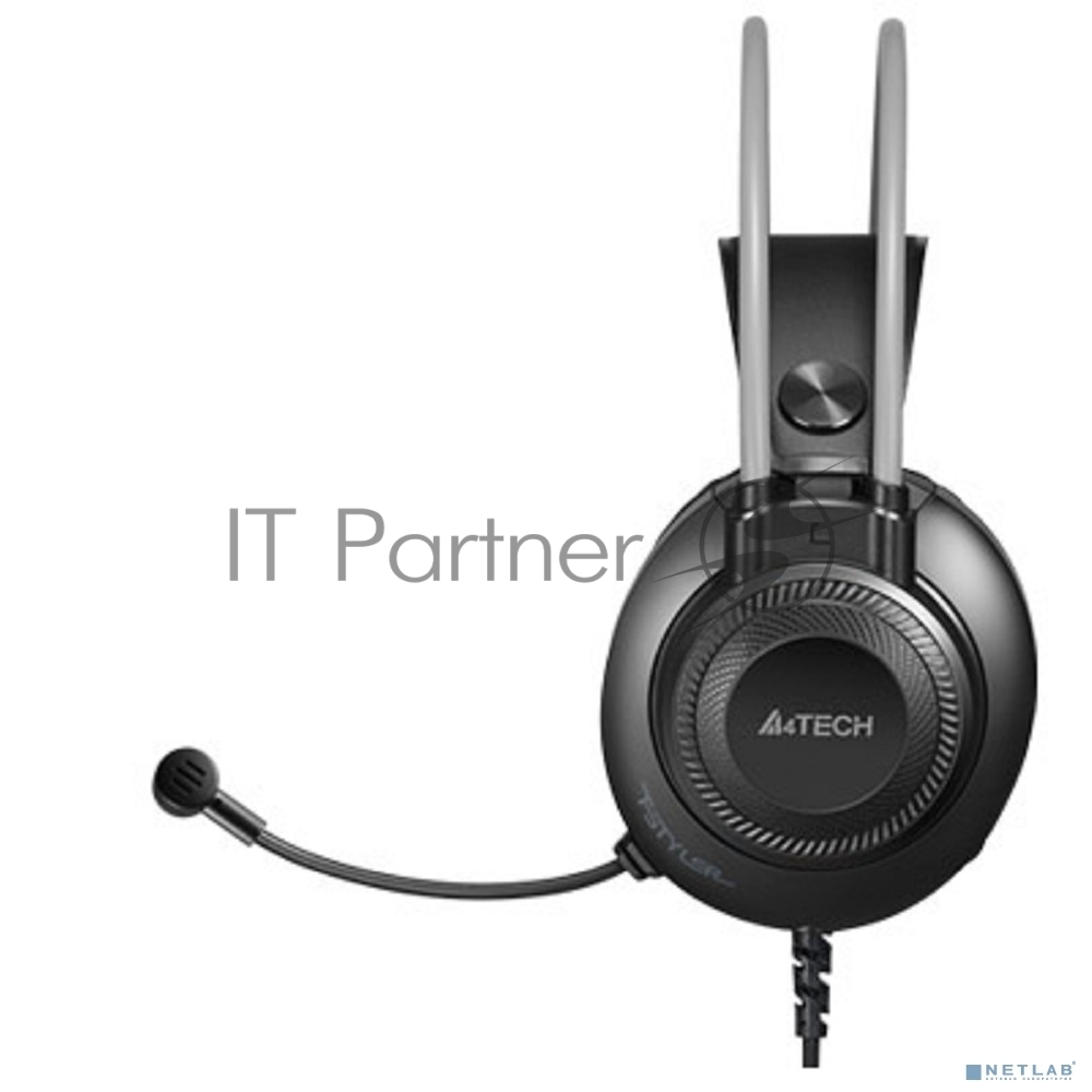 Гарнитура A4Tech Fstyler FH200i серый, проводная