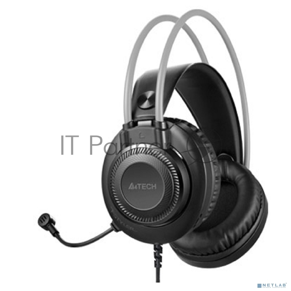 Гарнитура A4Tech Fstyler FH200i серый, проводная