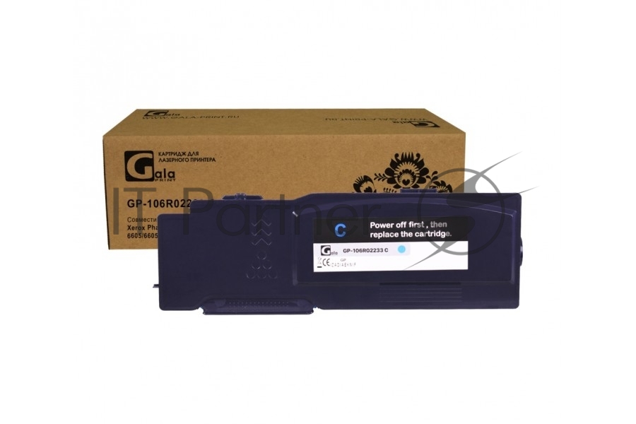 Картридж лазерный GalaPrint GP-106R02233 голубой (6000 стр) для Xerox Phaser 6600/WorkCentre 6605/6605DN/6605N/6600DN/6600N