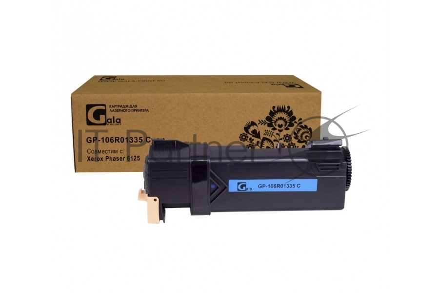 Картридж лазерный GalaPrint GP-106R01335 голубой (1000 стр) для Xerox Phaser 6125