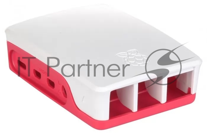 Компьютерный корпус Qumo ABS Plastic, Raspberry Pi 4, White+Red(RS030)