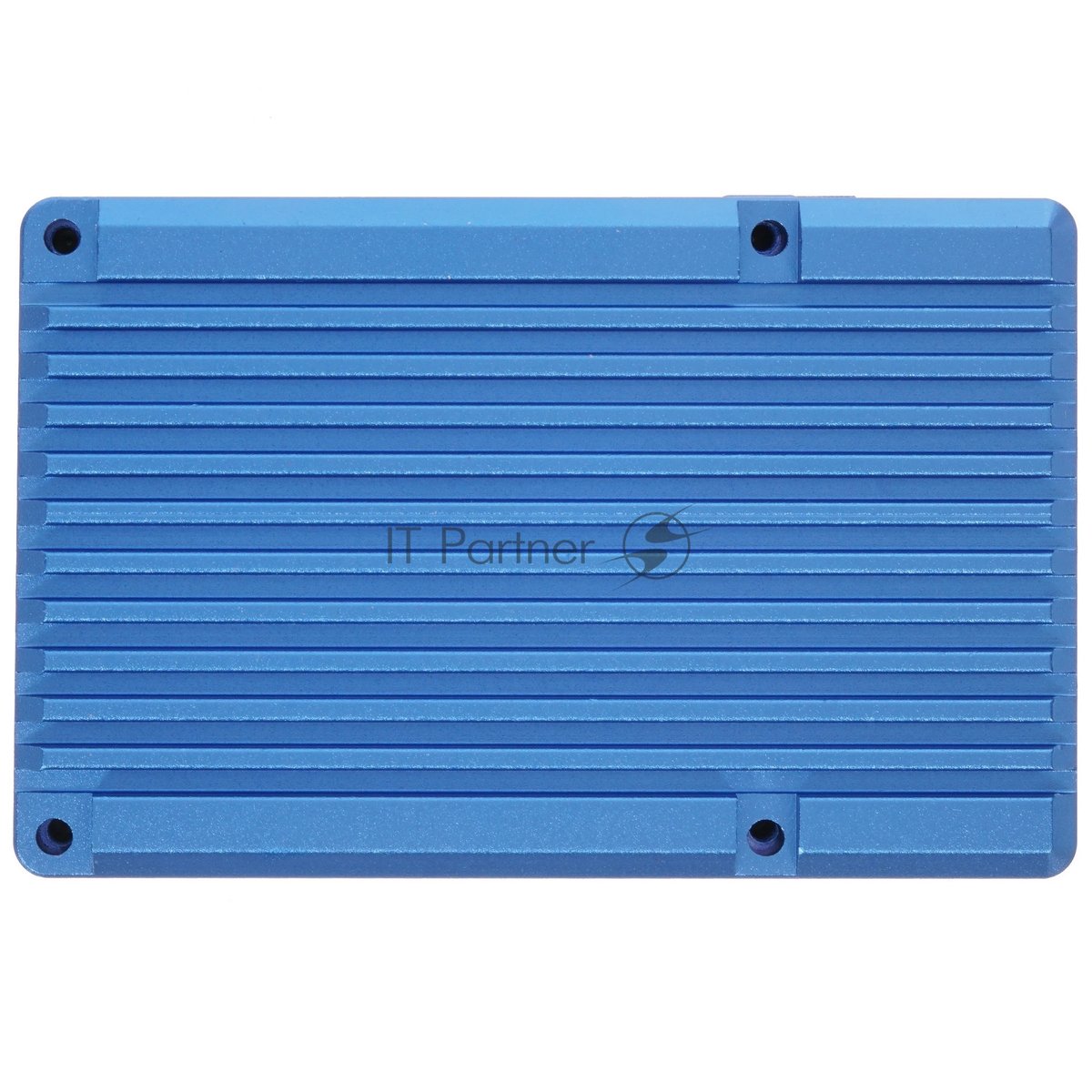 Корпус Qumo Aluminum case with double black fans, Raspberry Pi 4, blue(RS008)