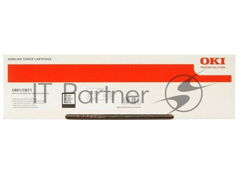 Картридж лазерный Oki C801/821 7К черный