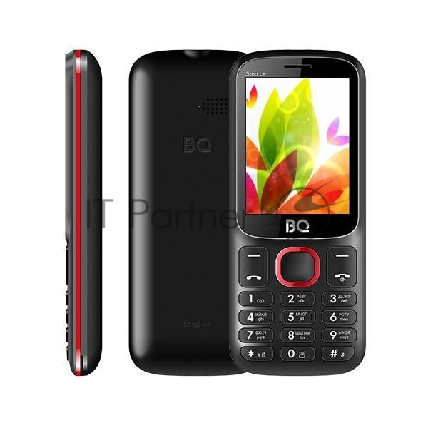 Мобильный телефон BQ 2440 Step L+ черный/красный