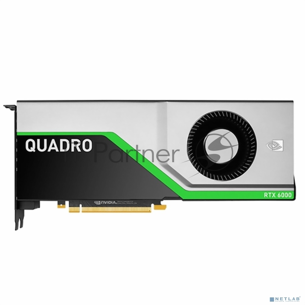Видеокарта PCIE16 QUADRO RTX6000 24GB GDDR6 384B VCQRTX6000-SB PNY