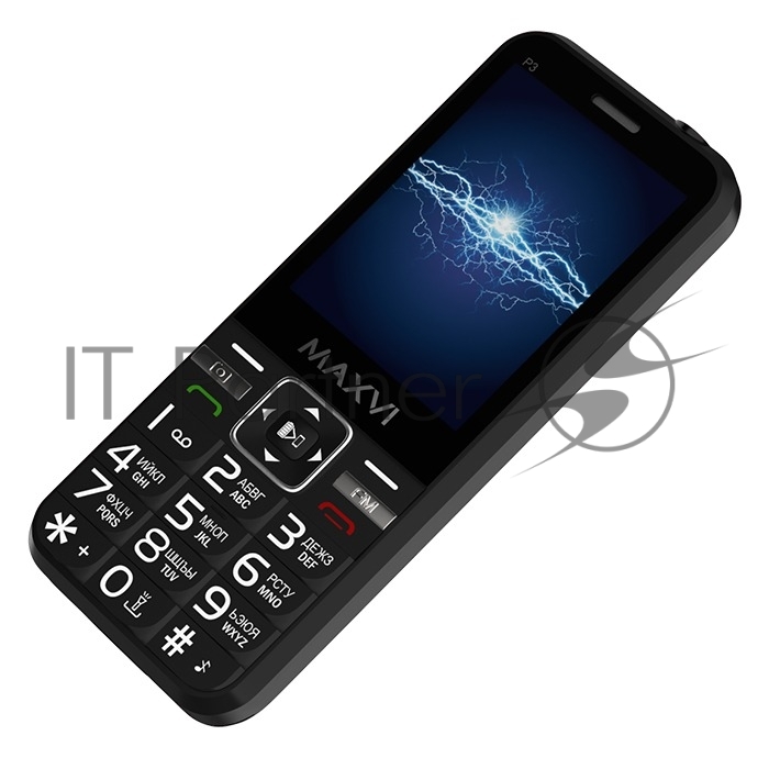 Мобильный телефон Maxvi P3 черный