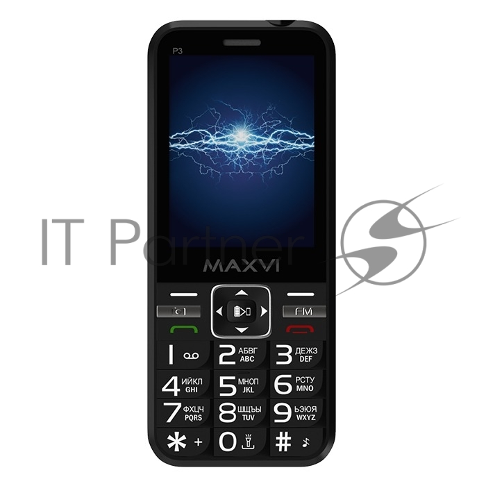 Мобильный телефон Maxvi P3 черный