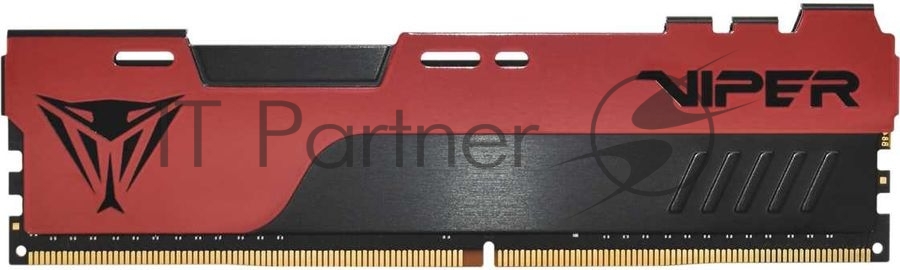 Оперативная память Patriot Viper Elite II, DDR4, 8GB (1x8 GB), 3200 MHz, CL18, DIMM, радиатор, красный/черный