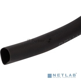 Rexant (29-0026) Трубка термоусаживаемая ТУТ нг 5,0/2,5мм, черная, ролик 2,44м