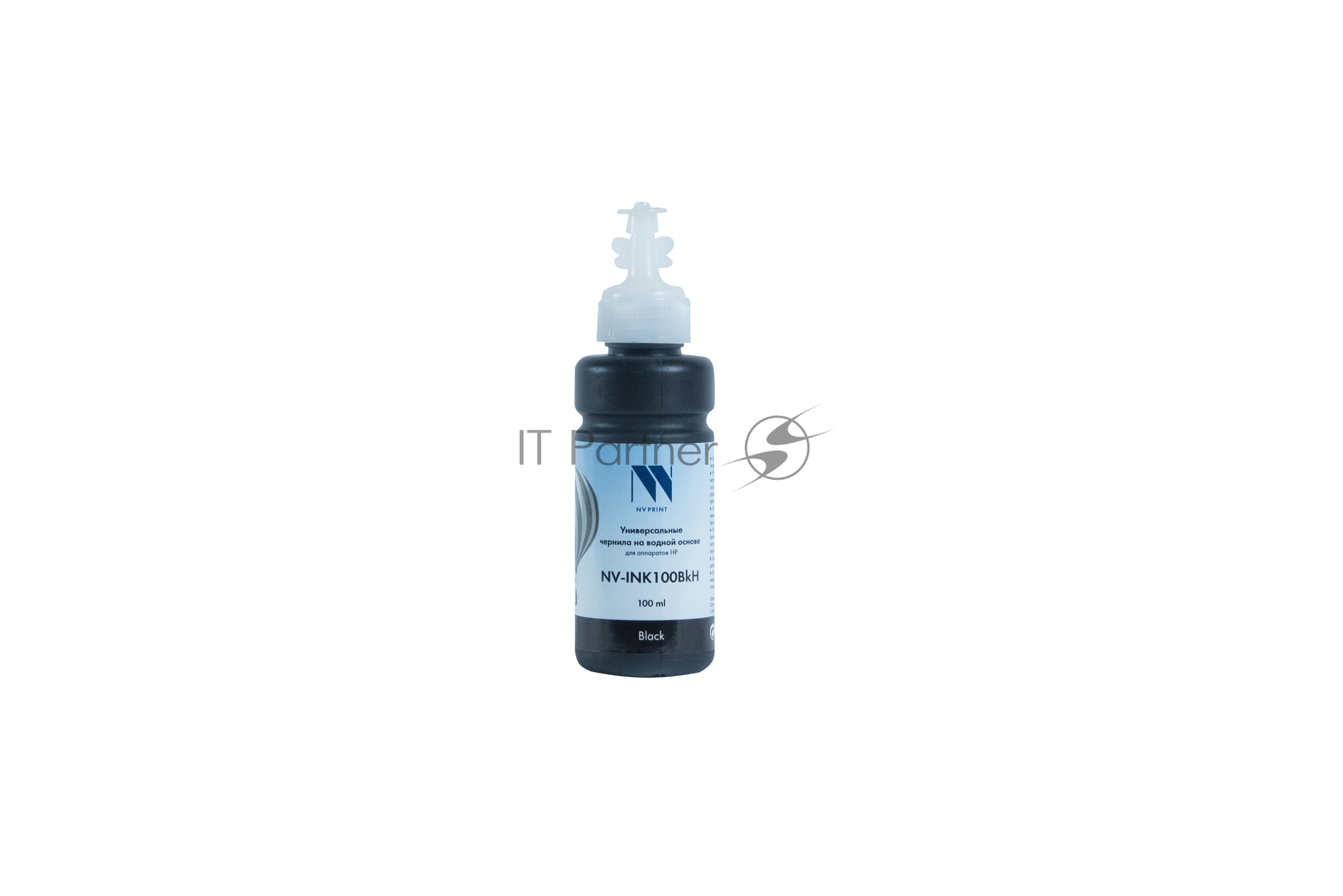 Чернила NV PRINT универсальные на водной основе NV-INK100BkH для аппаратов НР (100 ml) Black совместимые