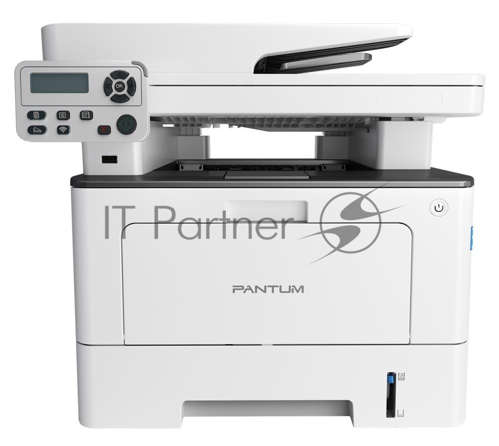 МФУ лазерное Pantum BM5100ADW, A4, ч/б, печ. до 40 стр/мин., скан. до 24 стр/мин., 1200x1200dpi, USB, RJ-45, Wi-Fi, проектная модель