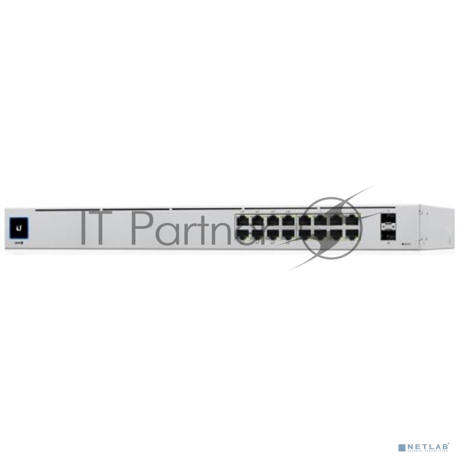 Коммутатор Ubiquiti UniFi USW-16-POE 2SFP 8PoE+ 42W управляемый