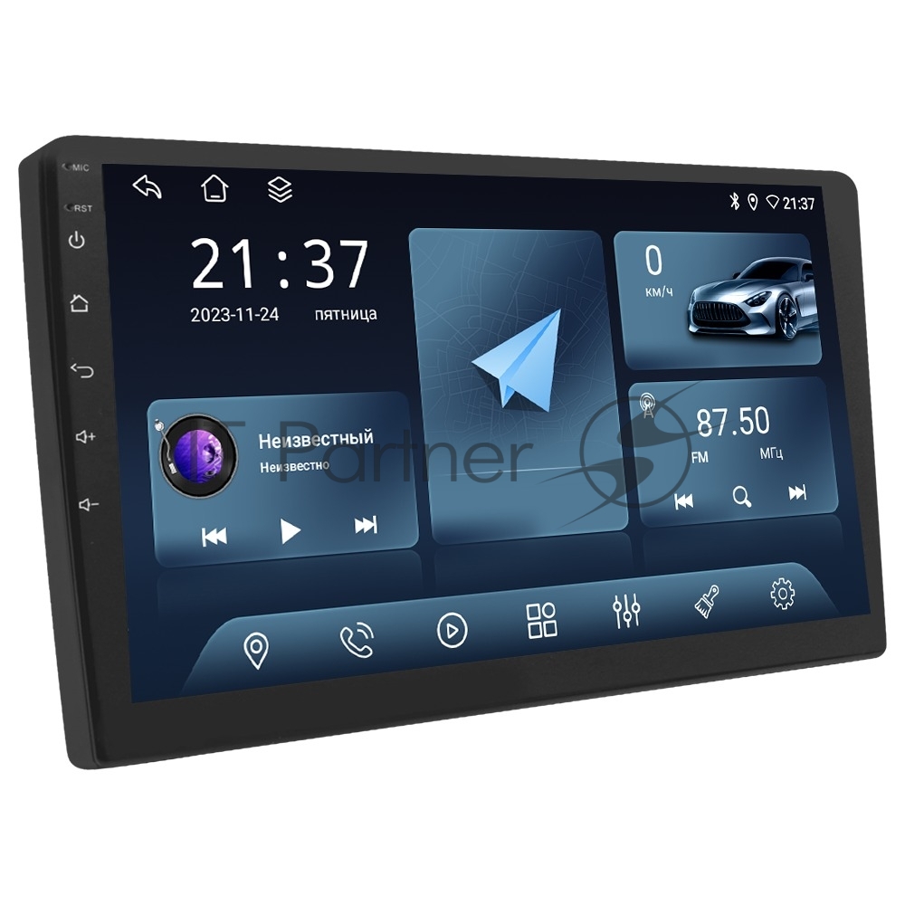 Автомагнитола ACV AD-9001 DSP, 2 DIN, 9", Android 13, Bluetooth, USB Type-A, AUX, GPS, 4G, CarPlay