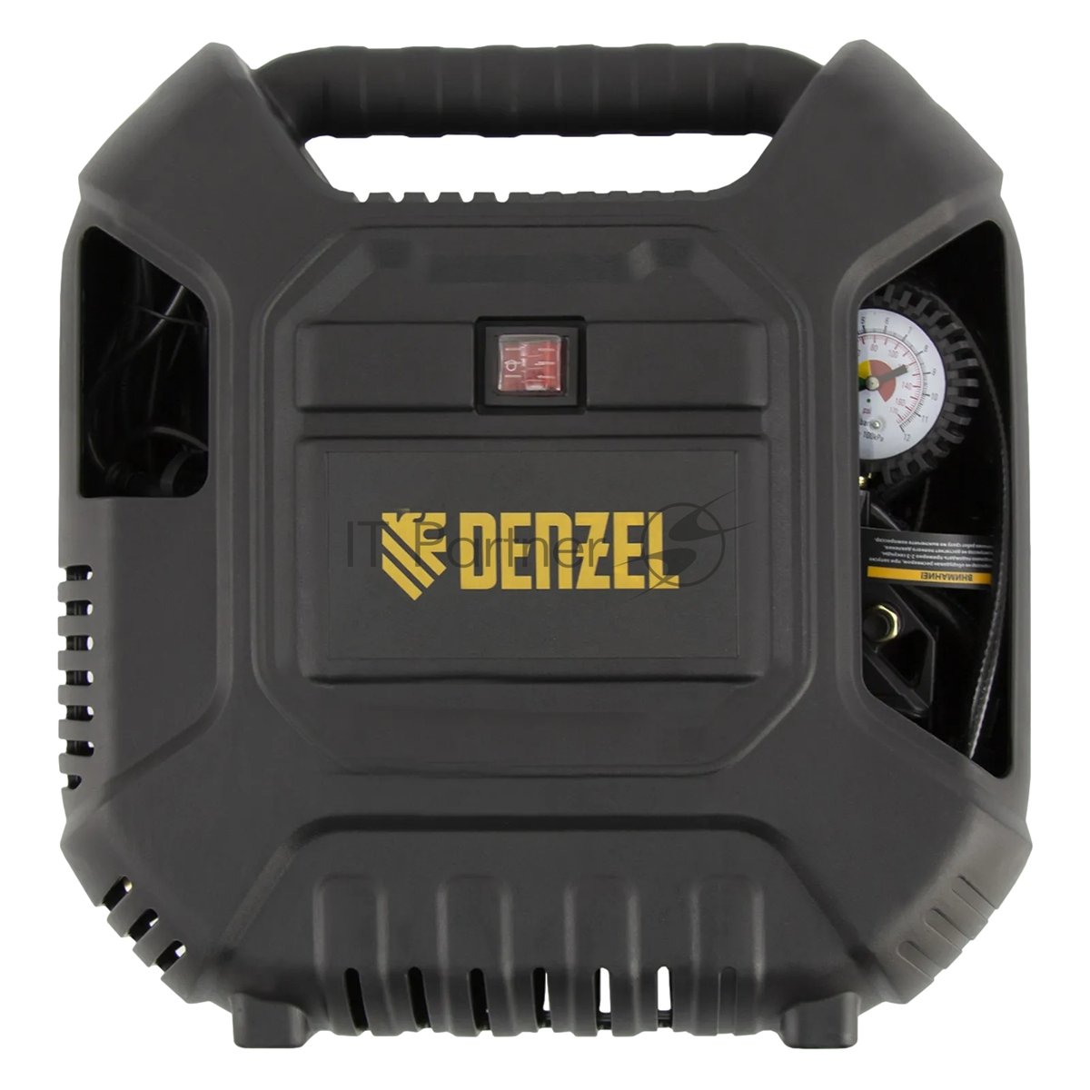 Компрессор воздушный Denzel DL1100 1,1 кВт, 180 л/мин, с набором аксессуаров