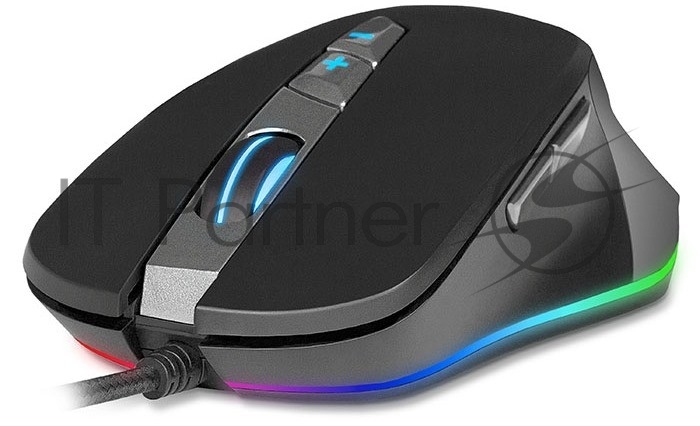 Мышь проводная SVEN RX-G970 черный, 4000 dpi, USB, кнопки - 7