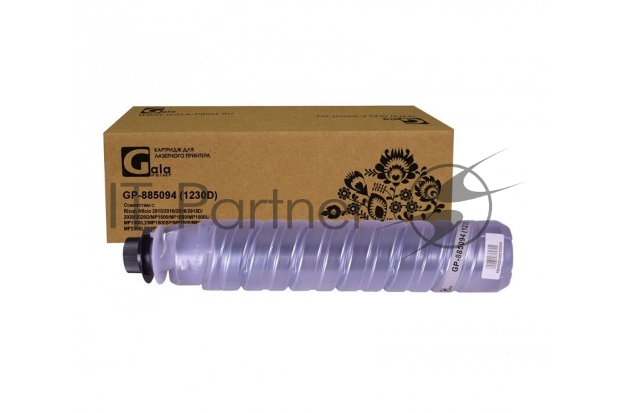 Картридж GalaPrint GP-885094 (1230D) черный (9000 стр.) для Ricoh Aficio 2015/2016/2018/2018D/2020/2020D/MP1500/MP1600/MP1600L/MP1600L2/MP1600SP/MP1900/MP2000/MP2000LN/MP2000LN2/MP2000SP