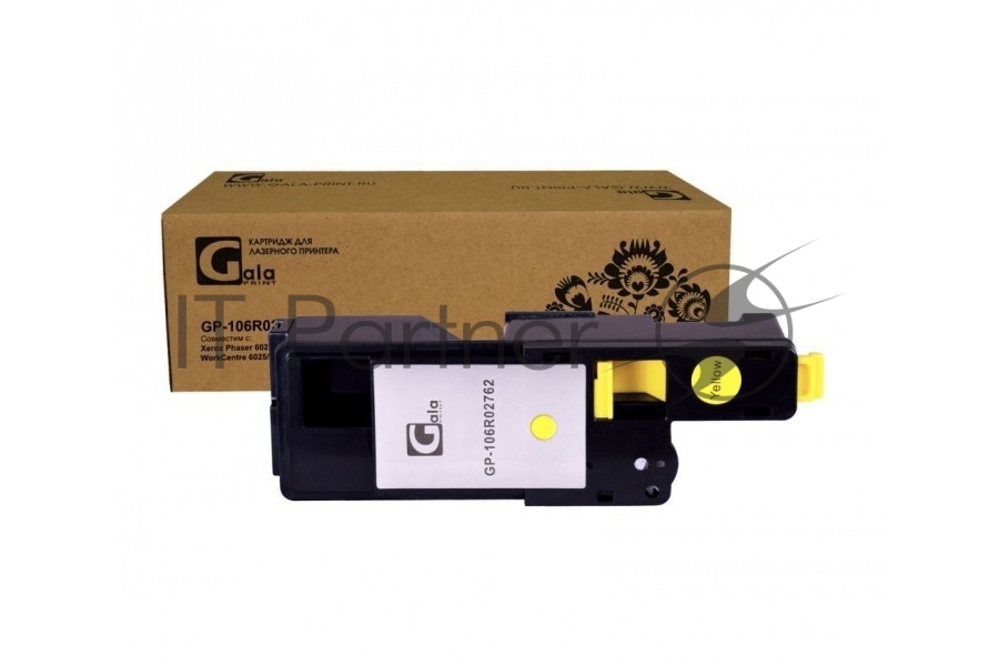 Картридж лазерный GalaPrint GP-106R02762 желтый (1000 стр) для Xerox Phaser 6020/6022/WorkCentre 6025/6027/6020BI/6022NI/6025BI/6027NI