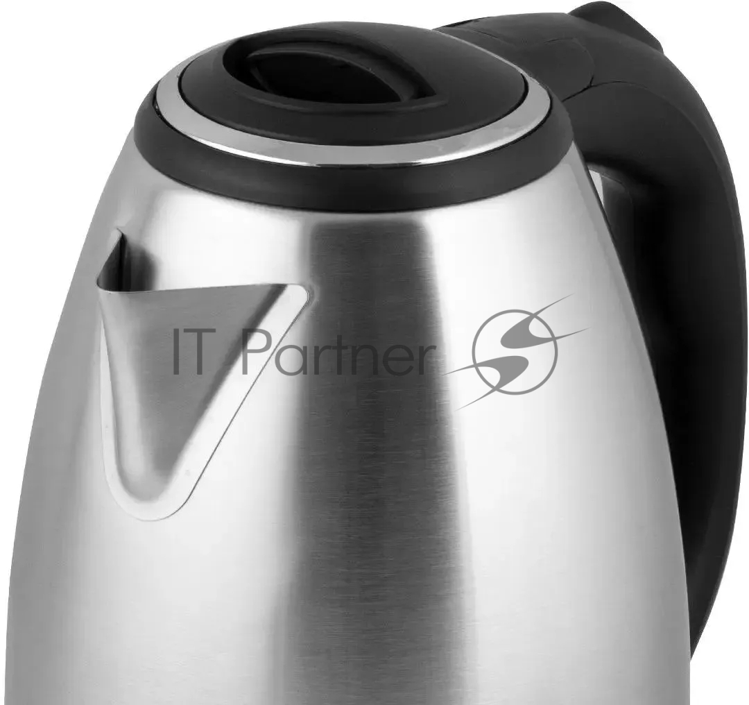 Электрочайник Blackton Bt KT1811S стальной/черный, 1.8 л, 1850 Вт, скрытый нагревательный элемент