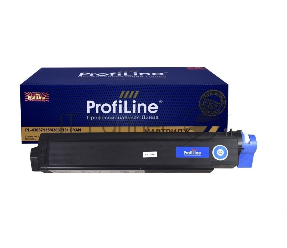Картридж ProfiLine PL-43837135/43837131 для принтеров Oki C9655 Голубой 22000 копий