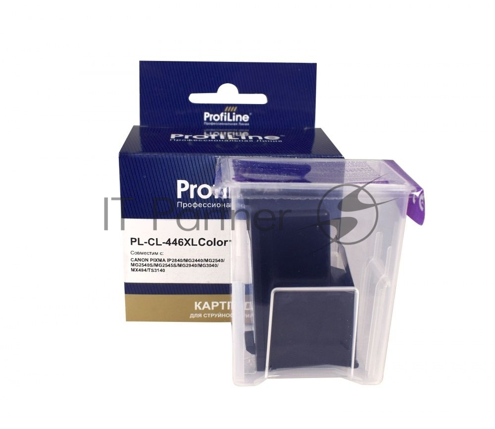 Картридж струйный ProfiLine PL-CL-446XL для принтеров Canon PIXMA IP2840/MG2440/MG2540/MG2540S/MG2545S/MG2940/MG3040/MX494/TS3140 с чернилами Cyan/Magenta/Yellow