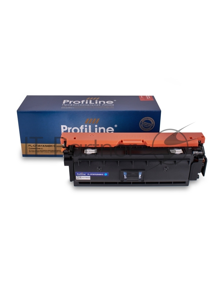 Картридж лазерный ProfiLine PL-CF361X/040H (№508X) для принтеров HP Color LaserJet M552/M552dn/M553/M553dn/M553n/M553x/M577/M577dn/M577f/M577c/Canon i-SENSYS LBP-710/LBP-712 Голубой 9500 копий