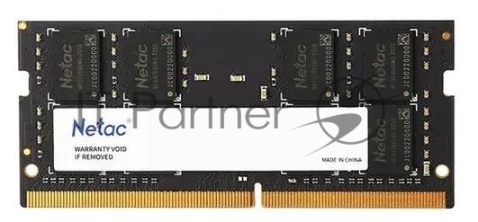 Оперативная память NETAC Basic, DDR4, 16GB (1x16GB), 2666MHz, CL19, SO-DIMM