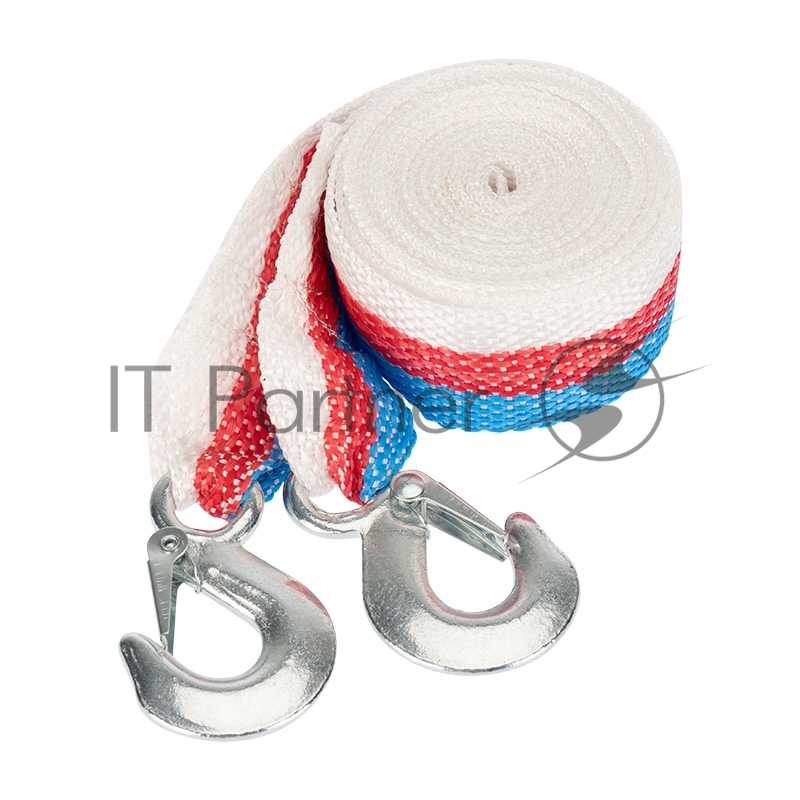 Rexant <80-0223> Трос буксировочный  (5м,  3.5т,  лента, крюк-крюк)