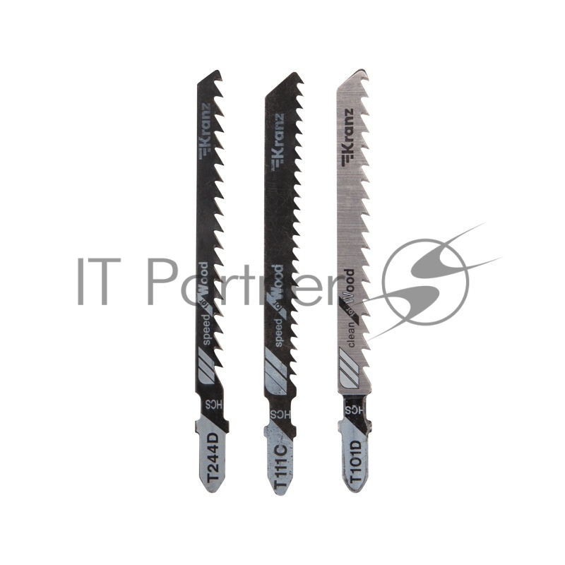 Набор полотен для электролобзика Kranz № 4 T101D/T111C/T244D (3 шт./уп.)