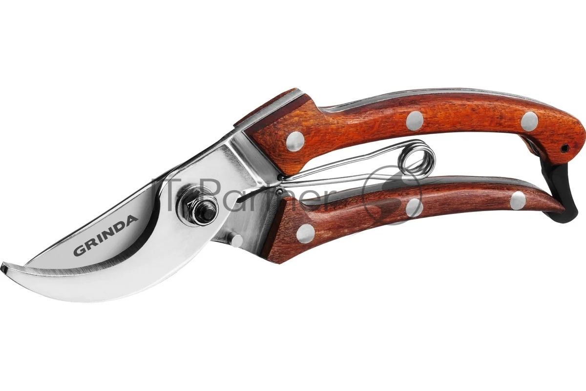 Секатор компактный плоскостной Grinda PRO Line 423417