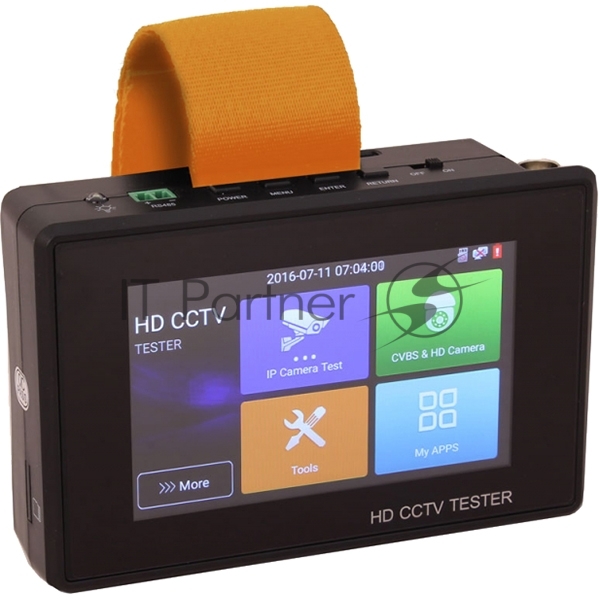 Универсальный наручный монитор-тестер Tezter TIP-H-4(Hand) AHD/CVI/TVI/CVBS и IP-видеосистем