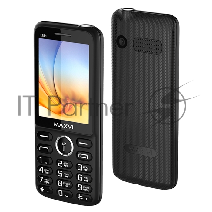 Мобильный телефон Maxvi K15n черный