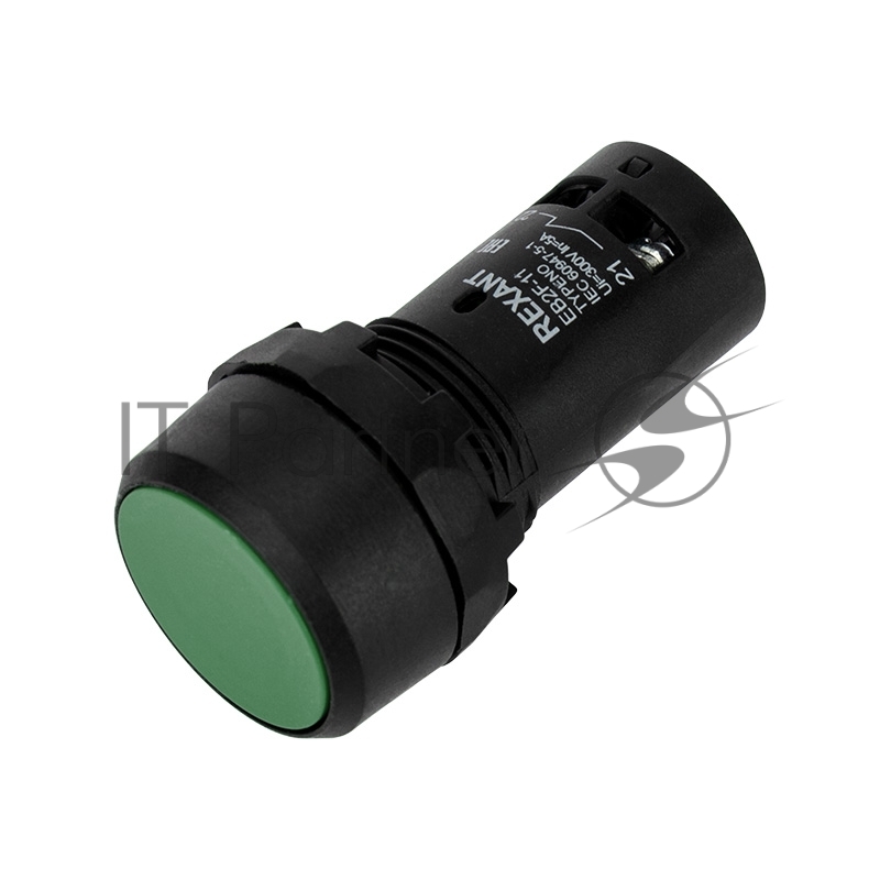 Кнопка EB22 возвратная зел. NO+NC 300В Rexant 36-5531