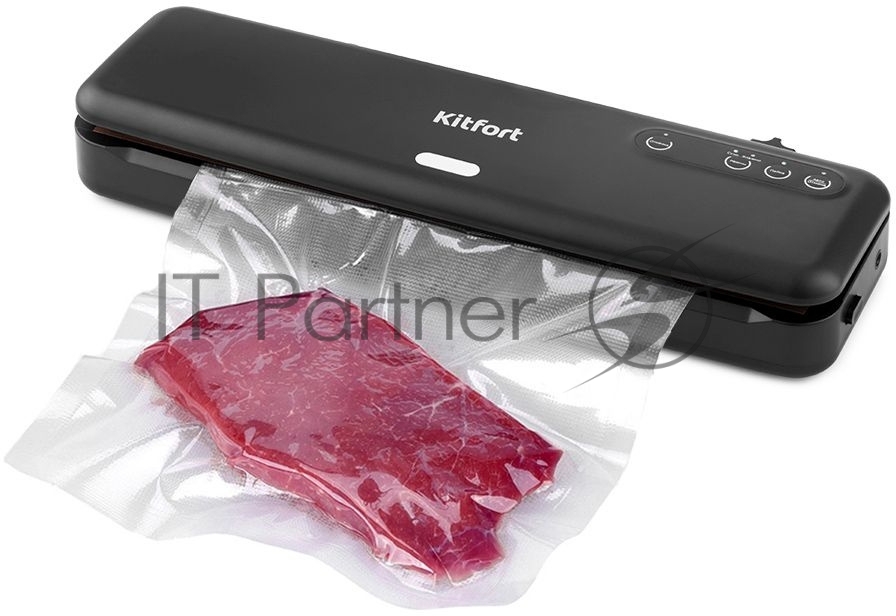 Вакуумный упаковщик Kitfort KT-1509-1 130Вт черный