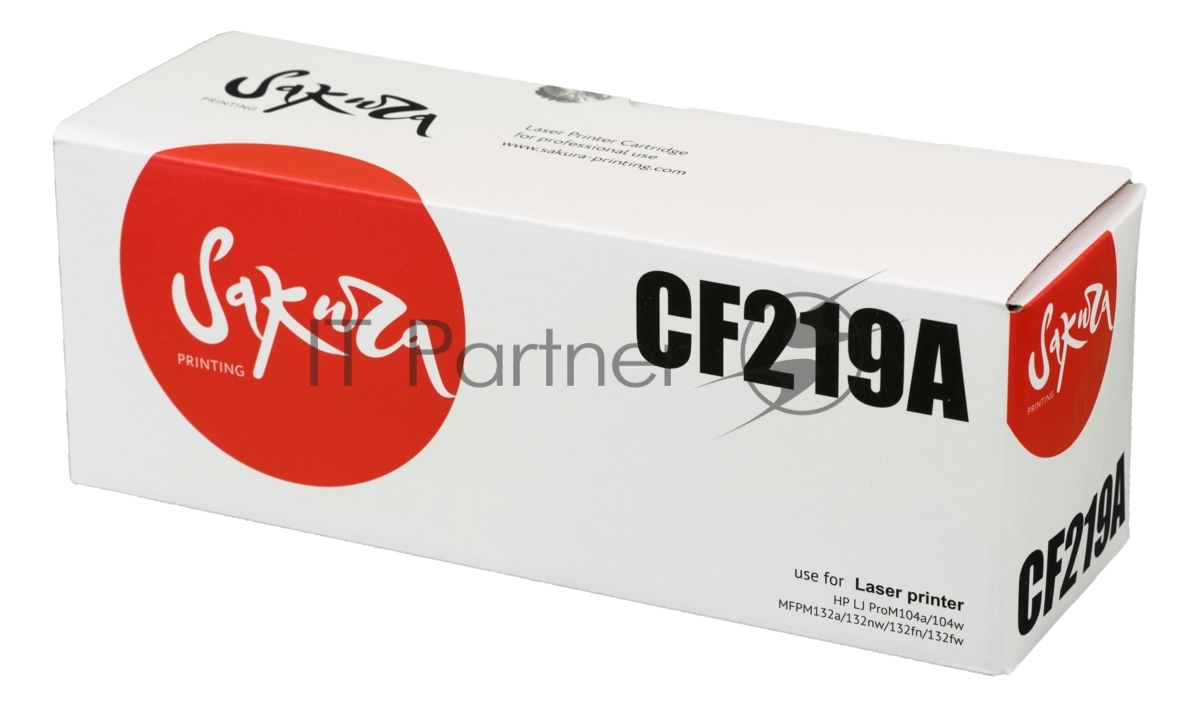 Фотобарабан Sakura CF219A для HP LJ Pro m104a/m104w/m132a/m132fn/m132fw/m132nw, 12 000 к