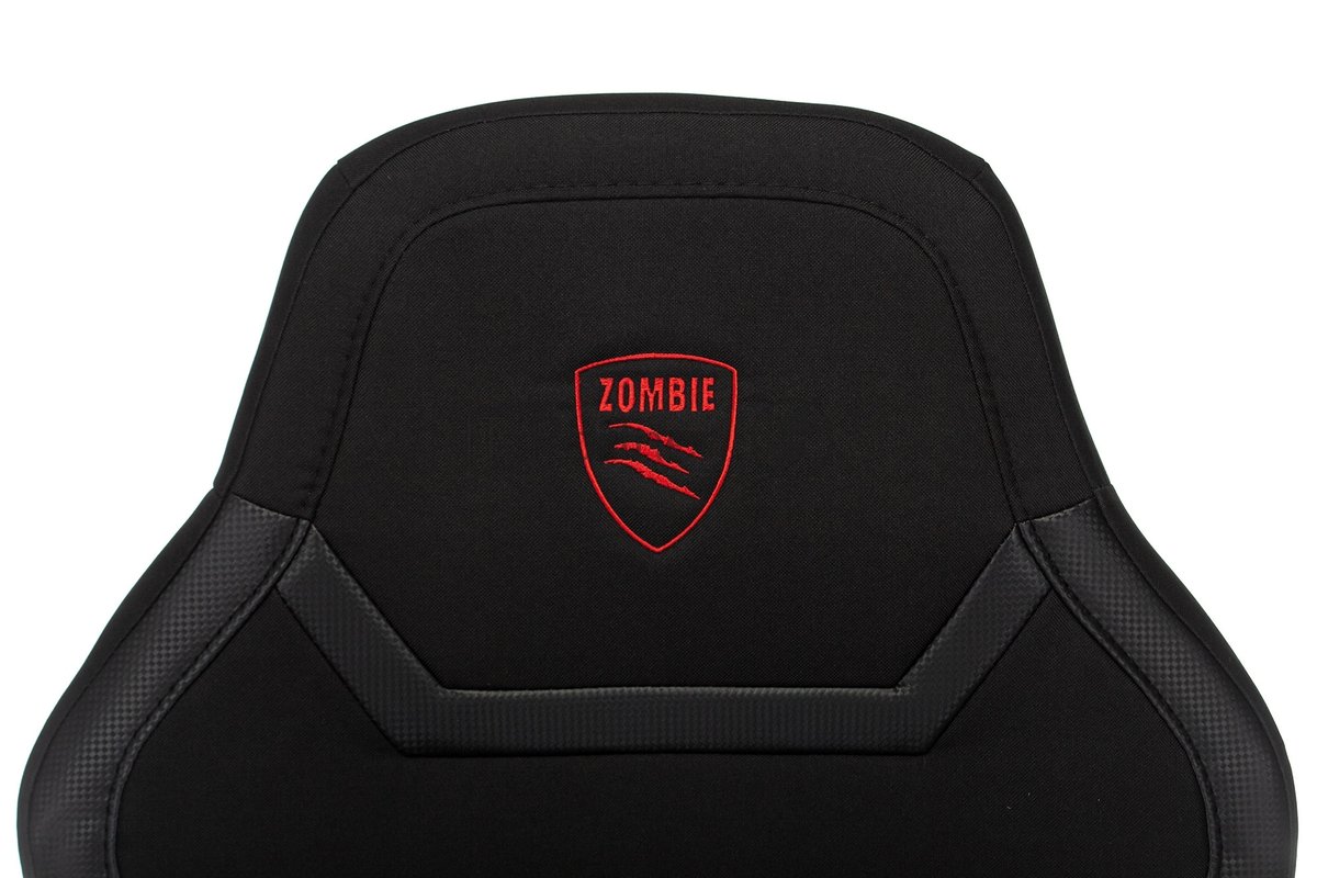 Кресло Бюрократ Zombie 10 черный, экокожа, 120 кг, механизм качания