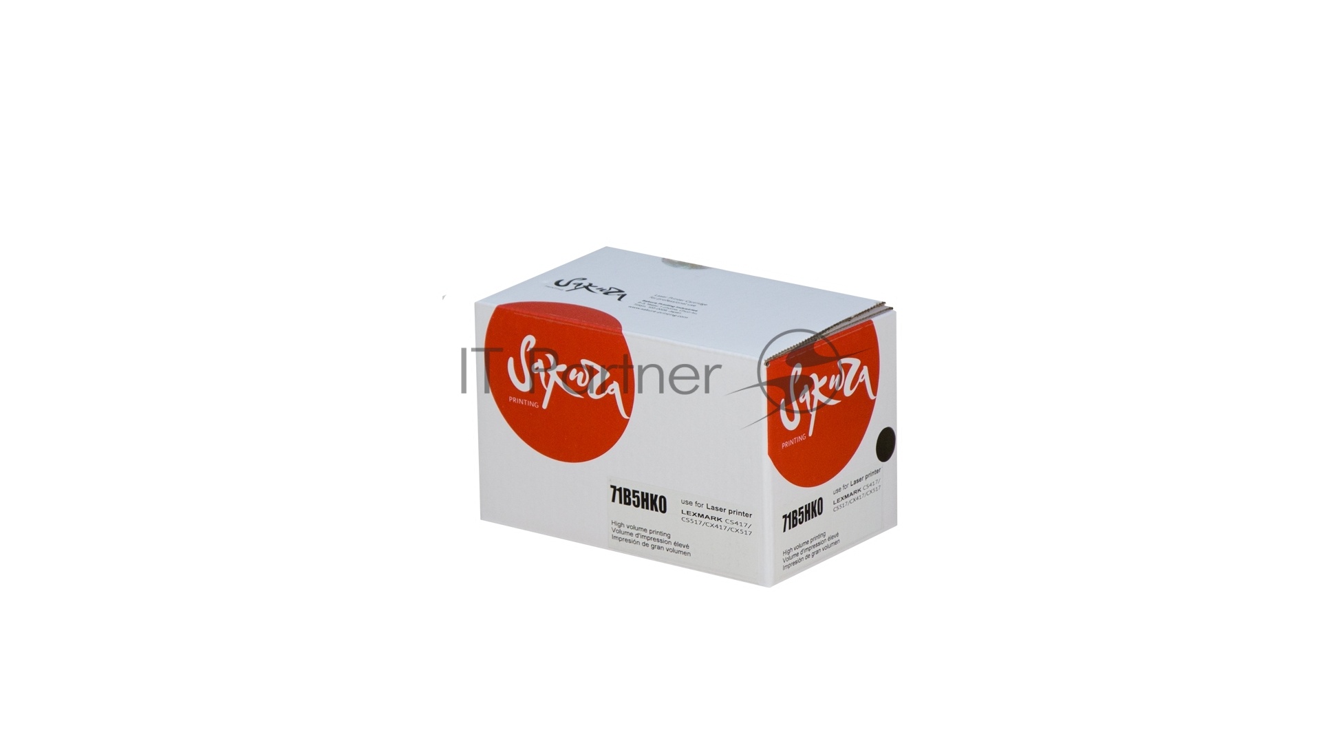 Картридж Sakura 71B5HK0 для Lexmark CS417dn/ CS517de/ CX417de/ CX517de, черный, 6000 к.