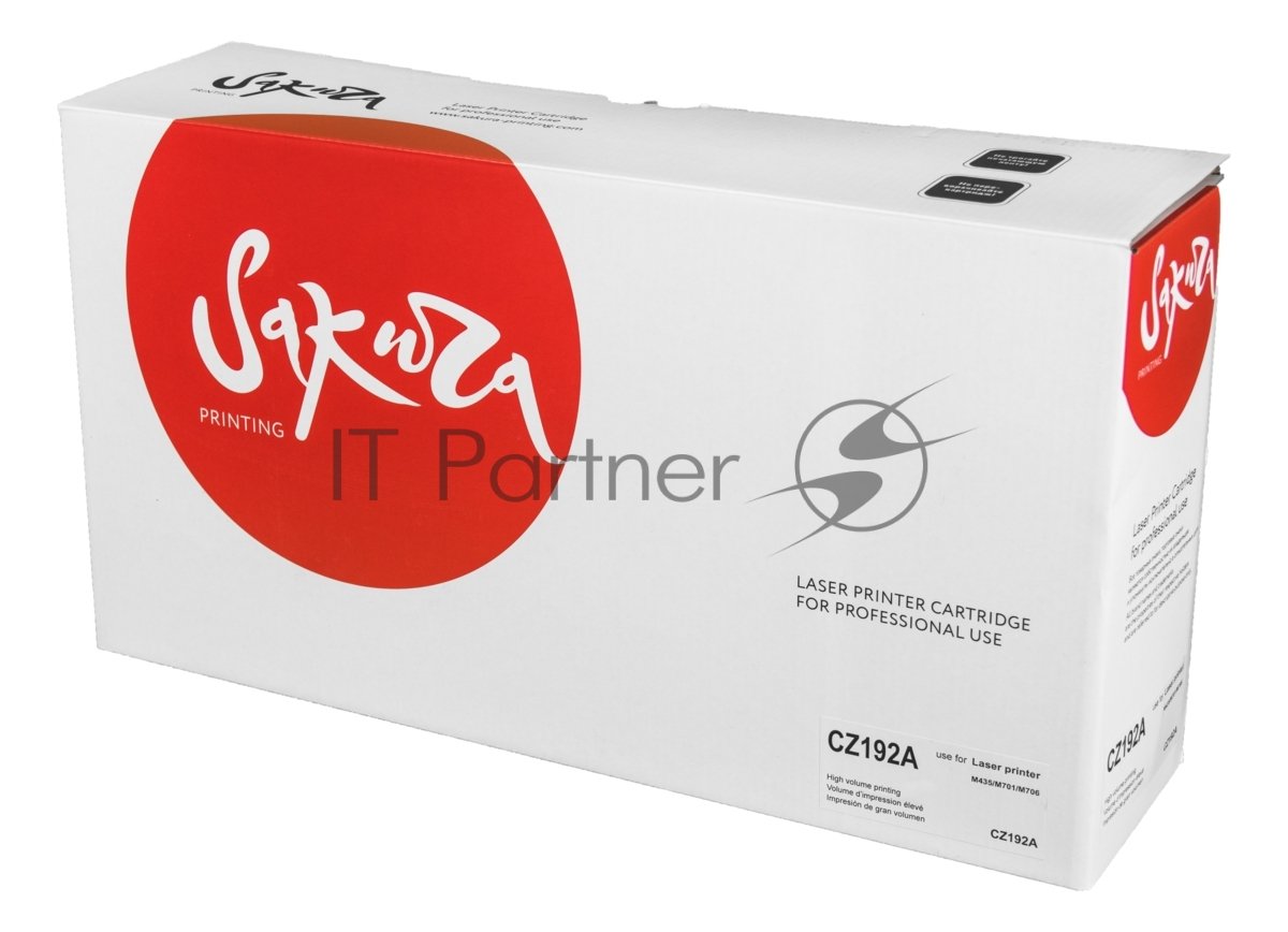 Картридж лазерный Sakura CZ192A для HP LaserJet Pro M435, M701, M706 черный, 12 000 к.