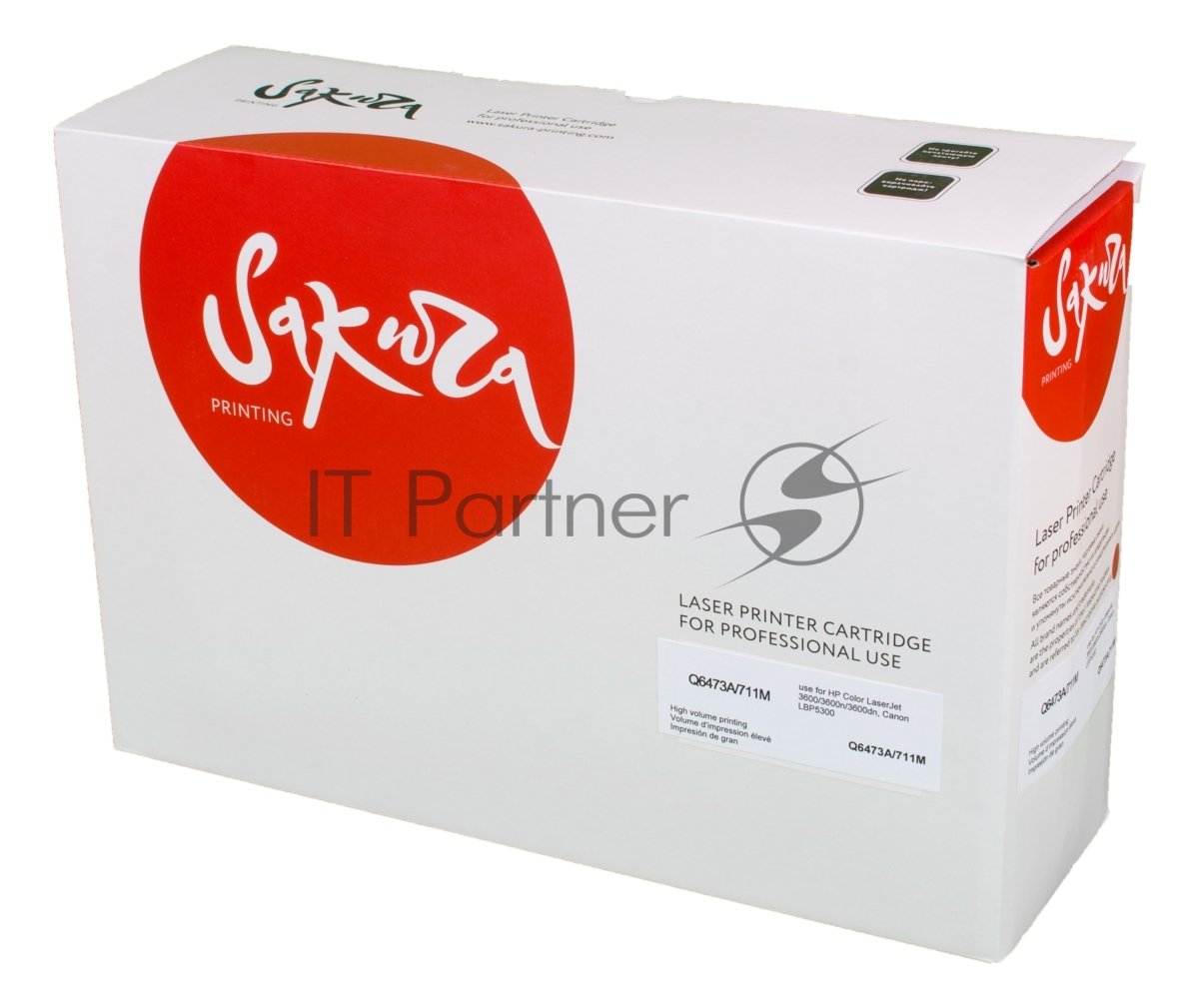 Картридж лазерный Sakura Q6473A для HPColor LaserJet 3600/3600n/3600dn, Canon LBP5300 пурпурный, 4000 к.