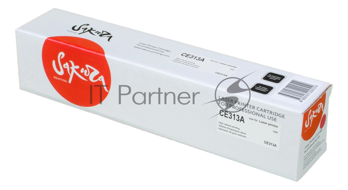Картридж лазерный Sakura CE313A для HP LaserJet Pro CP1025/CP1025NW, пурпурный, 1000 к.