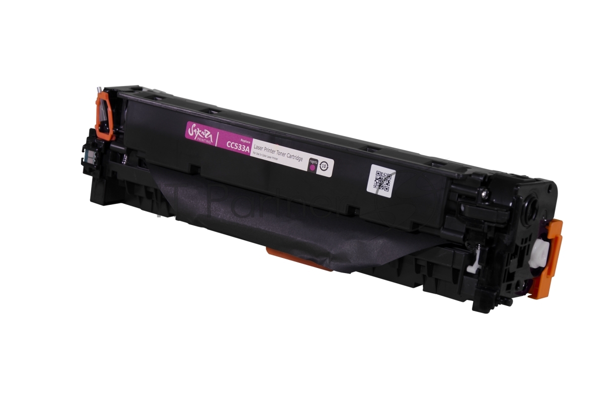 Картридж лазерный Sakura CC533A для HPColor LaserJet CM2320fxiMFP/CM2320nMFP/CM2320nfMFP/CP2025/CP2025n/CP2025dn/CP2025x, пурпурный, 2800 к.