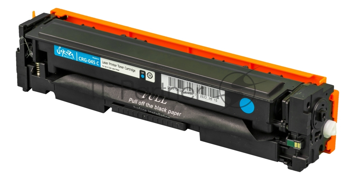 Картридж лазерный Sakura CRG045C для Canon i-SENSYS LBP-610C, MF-630C, синий, 1 300к.