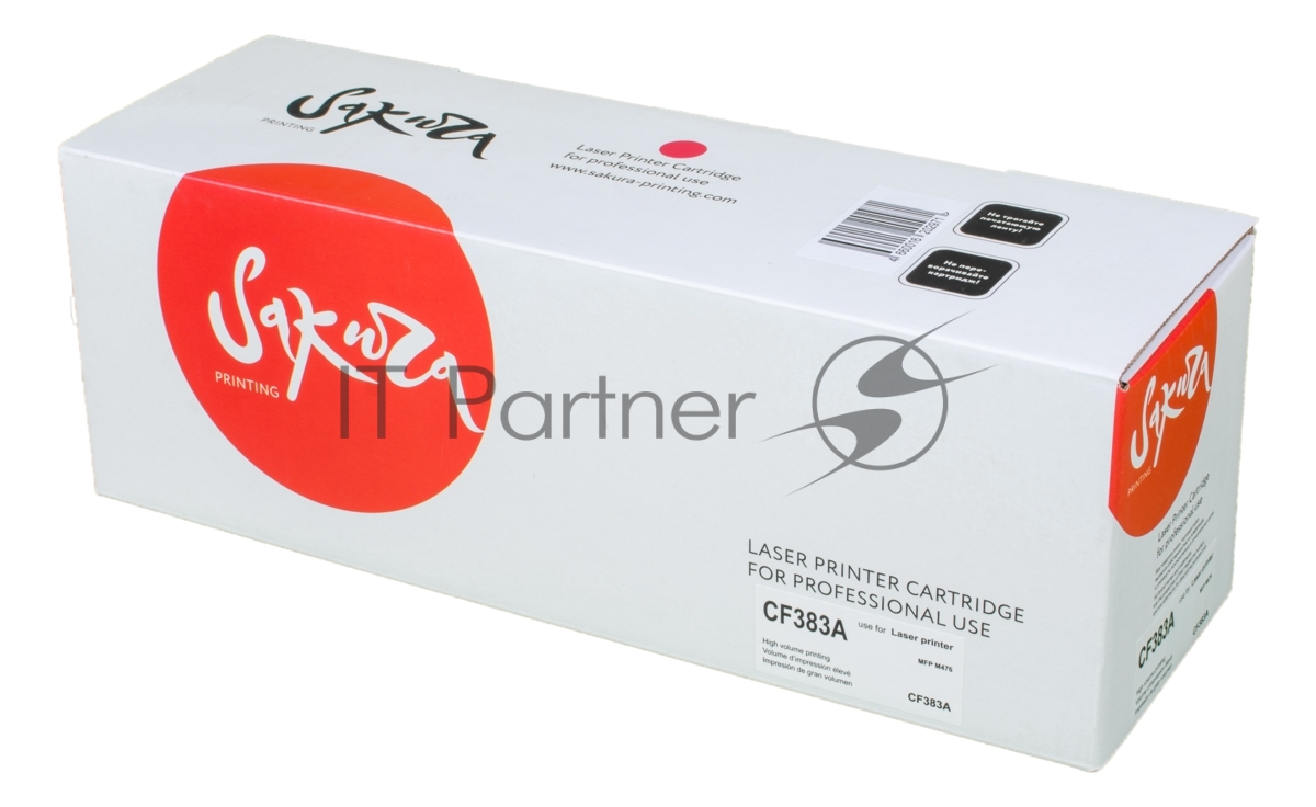 Картридж Sakura CF383A для HP MFP M476, пурпурный, 2700 к.