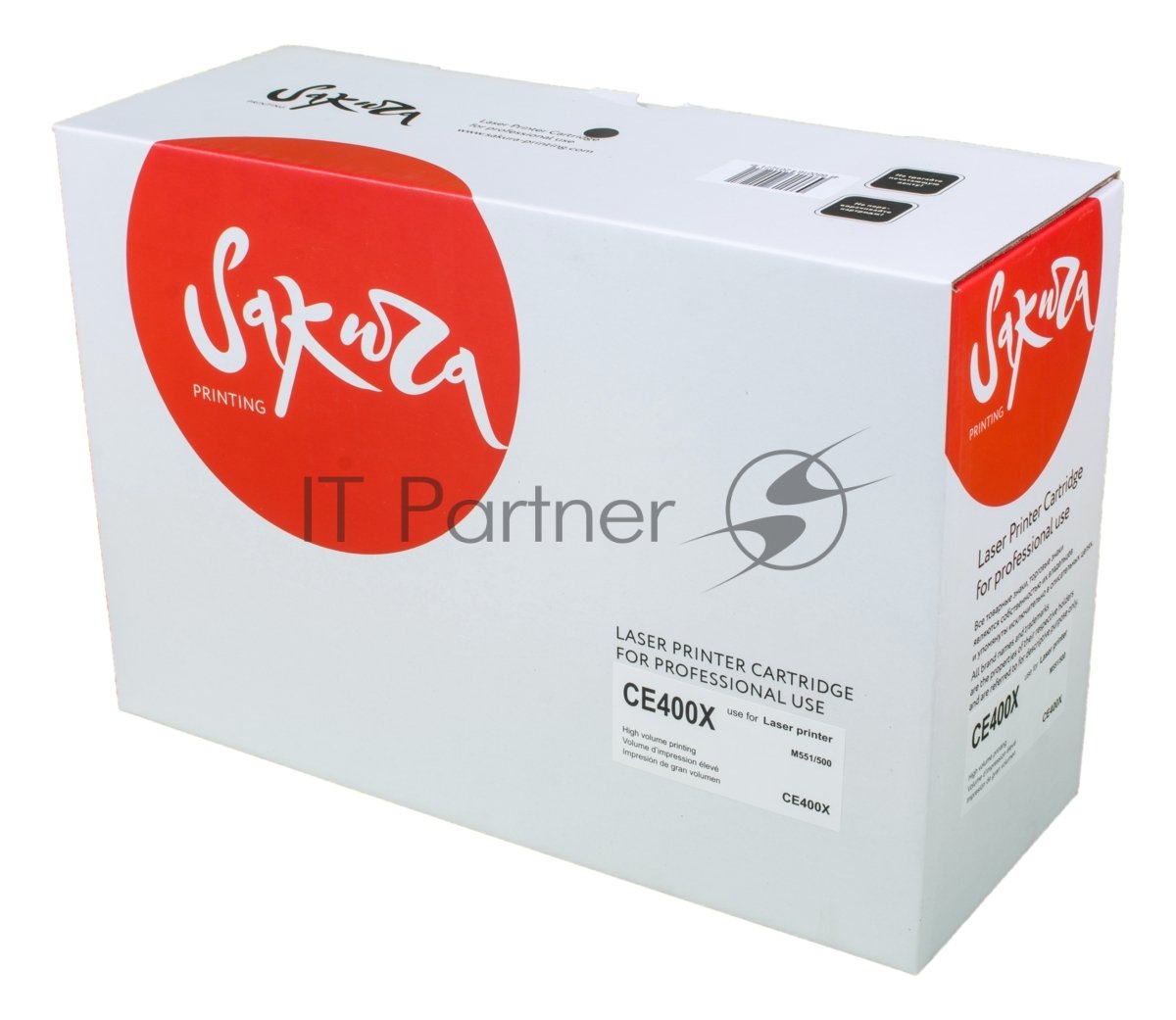 Картридж Sakura CE400X для HP Enterprise 500 Color M551n/525f/525dn/570/575, черный, 11000 к.