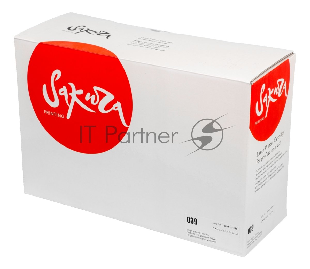 Картридж лазерный Sakura CRG039 для Canon i-SENSYS LBP351/LBP352, черный, 11000к.