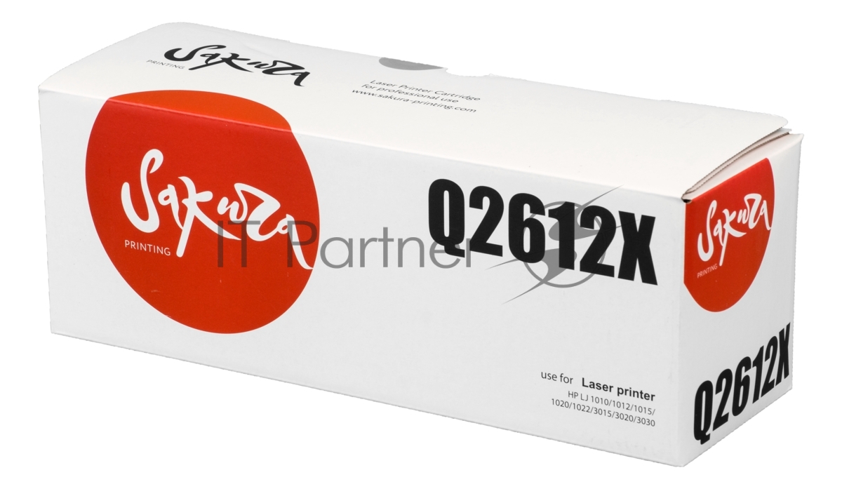 Картридж лазерный Sakura Q2612X для HP LJ 1010/1012/1015/1020/1022/3015/3020/3030, черный, 3000 к.