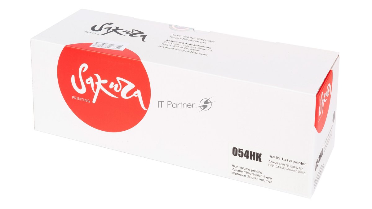 Картридж лазерный Sakura CRG054HK для Canon i-SENSYS LBP 621Cw/623Cdw, MF 641Cw/643Cdw/645Cx, черный, 3100 к.