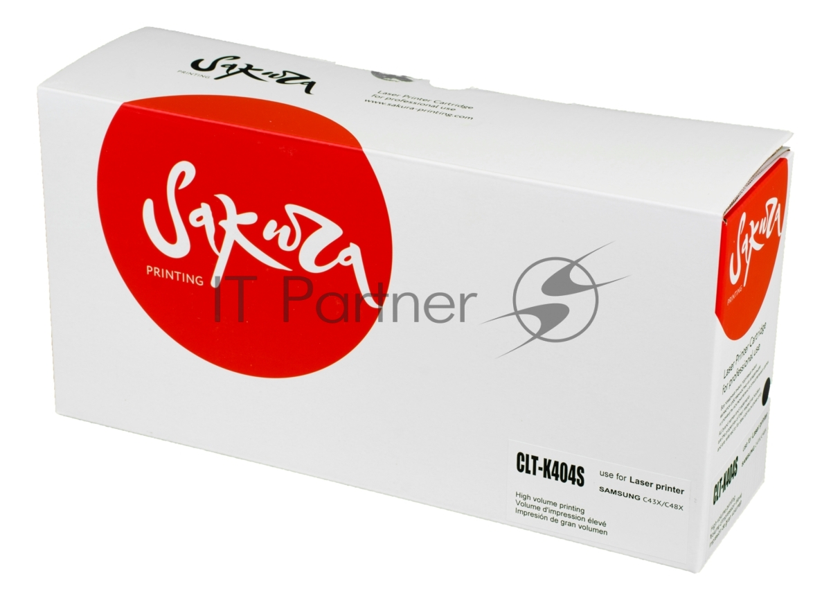 Картридж лазерный Sakura CLTK404S для Samsung SL-C430/SL-C480, черный, 1500 к.