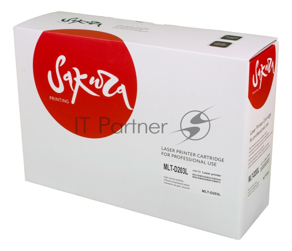 Картридж лазерный Sakura MLTD203L для Samsung ProXpress SL-M3820/4020 Series, M3870/4070 Series, черный, 5000 к.