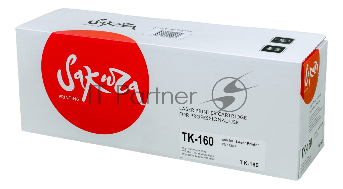 Картридж Sakura TK160 для Kyocera Mita FS-1120, P-2035 черный, 2500 к.